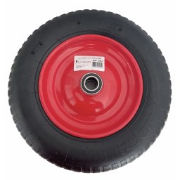 Roda P/ Carrinho de Mão Rolamento 3,25 X 8'' 100 K Completo - 1