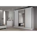 Ver imagem 3 de Guarda Roupas 3 Portas de Correr de (1 C- Espelho) e 6 Gavetas Toulon-sonetto Plus Cumaru-fendi -