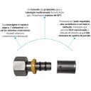 Ver imagem 2 de Conexão Rosca Móvel para Gás 16 mm X 1/2" Grm/1612 - Astra