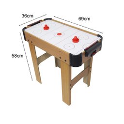 Mini Mesa Infantil Game Air Hockey Placar Mdf Ventilada Gol - 5