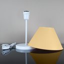 Ver imagem 5 de Abajur Infantil Luminária de Mesa Fino Decoração Quarto – Skinny Base Branca Cúpula Bege