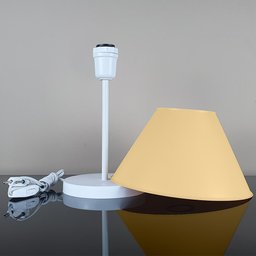 Abajur Infantil Luminária de Mesa Fino Decoração Quarto – Skinny Base Branca Cúpula Bege - 5 Abajur Infantil Luminária de Mesa Fino Decoração Quarto – Skinny Base Branca Cúpula Bege - 5