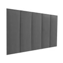 Ver imagem 1 de Cabeceira Modular Sonho Casal 60x140 Em Corino Cinza