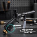 Ver imagem 2 de Pistola Pulverizadora Ar Comprimido Bico Longo Alta Pressão 180 Psi Limpeza Manutenção Automotiva In