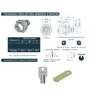 Ver imagem 2 de Fechadura Pacri Ft-92 Chave Tipo Canhão