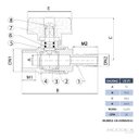 Ver imagem 2 de Registro Gás Tipo Esfera Reta Macho X Espigão 1/2 X 3/8