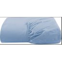 Ver imagem 1 de Lençol Avulso C/ Elástico Percal 200 Fios Cama Casal Azul