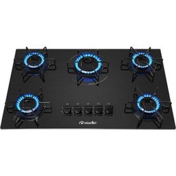 Cooktop 5 Bocas com Queimador Ultra Chama Bivolt Mcg115Bg1 Mueller Preto - 5