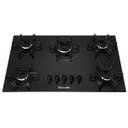 Ver imagem 1 de Cooktop 5 Bocas com Queimador Ultra Chama Bivolt Mcg115Bg1 Mueller Preto