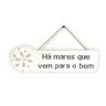 Plaquinha Decorativa Há Mares que Vem para o Bem Decoração de Parede em Madeira - 2