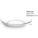Ver imagem 5 de Jogo 5 Pratos Fundo Vidro Cristal Egipicio Kit Liso Diamond Transparente Bar Restaurante Buffet