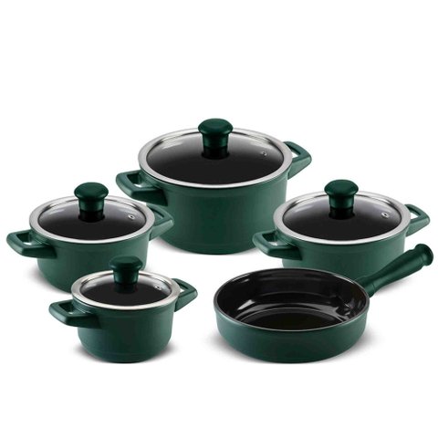 Conjunto de Caçarolas Duo Smart 5 Peças Matte Ceraflame J604343