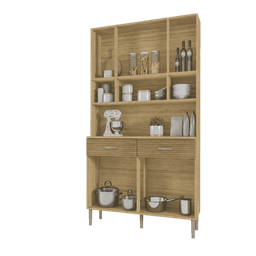 Cozinha Compacta Kits Paraná Golden 8 Portas e 2 Gavetas Kits Parana - 6