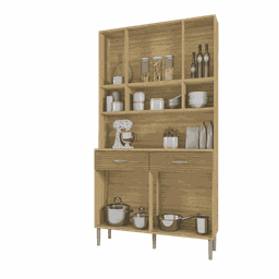 Cozinha Compacta Kits Paraná Golden 8 Portas e 2 Gavetas Kits Parana - 9