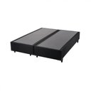 Ver imagem 2 de Conjunto de Cama Box Safira Casal 1,58 x1,98 x50 Hellen Preto-Cinza