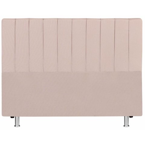 Cabeceira para Cama Queen 158x110 Linho Bege Keiko Colchões