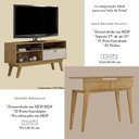 Ver imagem 4 de Rack Bancada Houston e Aparador Bellíssima Cinamomo Off White - Valdemóveis
