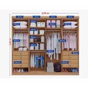 Ver imagem 3 de Guarda Roupa Daymond 8 Portas 8 Gavetas 100%MDF D Doro