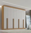 Ver imagem 1 de Guarda Roupa Daymond 8 Portas 8 Gavetas 100%MDF D Doro