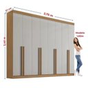 Ver imagem 2 de Guarda Roupa Daymond 8 Portas 8 Gavetas 100%MDF D Doro