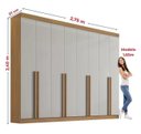 Ver imagem 2 de Guarda Roupa Daymond 8 Portas 8 Gavetas 100%MDF D Doro