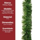 Ver imagem 7 de Jogo 2 Festão de Natal Verde Fosco Premium Multi-Fitas 5m x 12cm Decoração Natalina