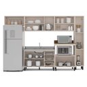 Ver imagem 5 de Armário de Cozinha Modulada Completa 6 Peças 316,8cm sem Tampo 250032 Koya Politorno Móveis