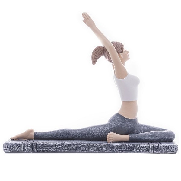 Figura Decorativa em Resina Yoga 20,5 X 6,5 X 16,5CM WOLFF - 3