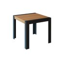 Ver imagem 1 de Mesa para Cozinha Grace + Tampo Madeirado 90x90cm Cinza/Nature - Cimol