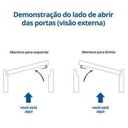 Ver imagem 5 de Kit Porta de Madeira Vitrô 110cmx213cmx12cm Pe30 Esel Abertura Esquerda