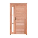 Ver imagem 3 de Kit Porta de Madeira Vitrô 110cmx213cmx12cm Pe30 Esel Abertura Esquerda