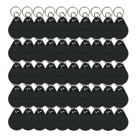 Kit 50 Chaveiros Proximidade Tag 125KHZ Th 1000 Intelbras