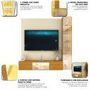 Ver imagem 2 de Home para TV Luminare 191 LED Off White Naturale - Gelius