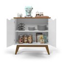Ver imagem 4 de Buffet Th Shop Brisa do Vale 2 Portas MDP 81cm Branco Cumaru Casah