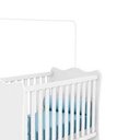 Ver imagem 2 de Berço C/ Rodízios Doce Sonho P/ Jogo de Quarto Infantil Bebê - Branco/branco
