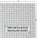 Ver mais imagens de Pastilha de Vidro para Cozinha Banheiro Parede Branco Neve e Metal 30x30cm - La Bella Griffe