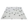Pastilha de Vidro para Cozinha Banheiro Parede Branco Neve e Metal 30x30cm - La Bella Griffe - 5
