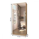 Ver imagem 4 de Sapateira Rubi 2 Portas com Espelho 1 Gaveta para 15 Pares de Sapato - Panorama Móveis
