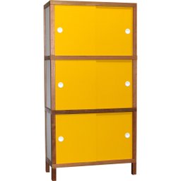 Armário 6 Portas - Amarelo Evolukit - 1