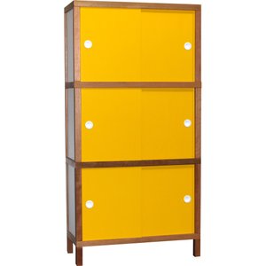 Armário 6 Portas - Amarelo Evolukit