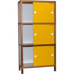 Armário 6 Portas - Amarelo Evolukit - 2