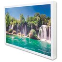 Ver imagem 1 de Quadro Decorativo Caixa Cachoeira Tacolado Moldura Caixa 3cm Madeira sem Vidro 60 X 90cm
