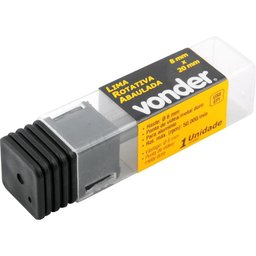 Lima Rotativa Abaulada para Alumínio 8x20 com Haste 6 Vonder - 2