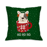 Kit com 4 Capas para Almofadas Natalinas Pets e Suas Xícaras - 5