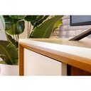Ver imagem 5 de Rack Atlas para TV até 70" 164cm MDP com Portas Deslizantes Off White Madetec Móveis