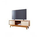 Ver imagem 4 de Rack Atlas para TV até 70" 164cm MDP com Portas Deslizantes Off White Madetec Móveis