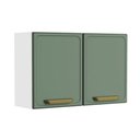 Ver imagem 1 de Armário Aéreo P/ Cozinha Bella C/ 2 Portas 80cm Verde - Bertolini
