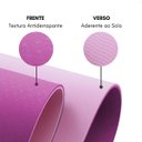 Ver mais imagens de Tapete de Yoga Esteira Tatame Grande Pilates Fisioterapia Exercicio Fisico Academia Casa Fitness Sil
