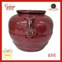 Ver imagem 4 de Potiche Vermelho Rústico: Toque Artesanal e Aconchego para Seu Lar