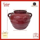 Ver imagem 3 de Potiche Vermelho Rústico: Toque Artesanal e Aconchego para Seu Lar